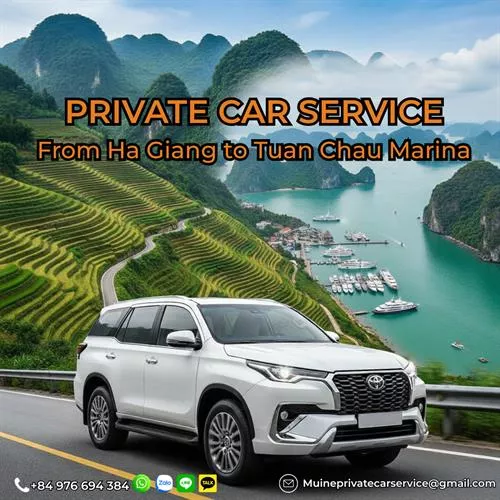 Ha Giang to Tuan Chau Marina Private Car